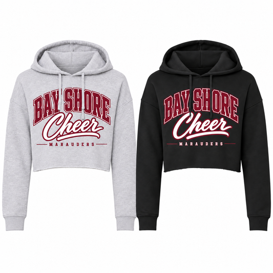 Bay Shore Cheer crop in available core colors