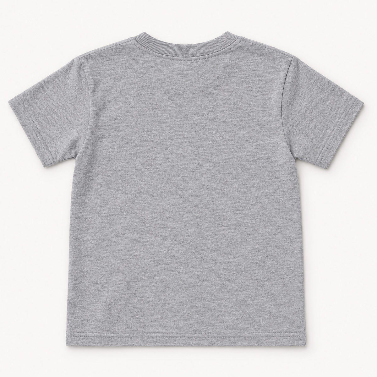 Sport Grey youth crewneck tee, blank back; school graphic is on front only