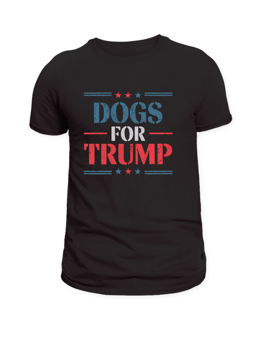 Dogs for Trump Black T-Shirt