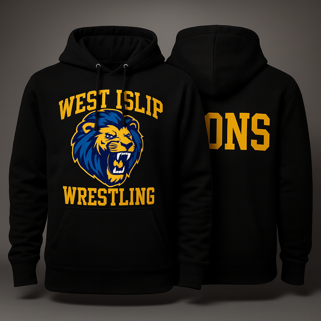 WEST ISLIP WRESTLING – LIONS EDITION HOODIE