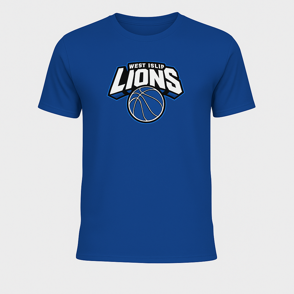 The West Islip Lions Basketball Collection= TSHIRT HOODIE 2 PACK