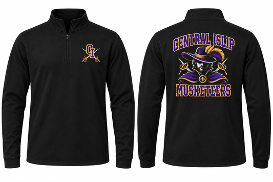 Central Islip Musketeers quarter front and back