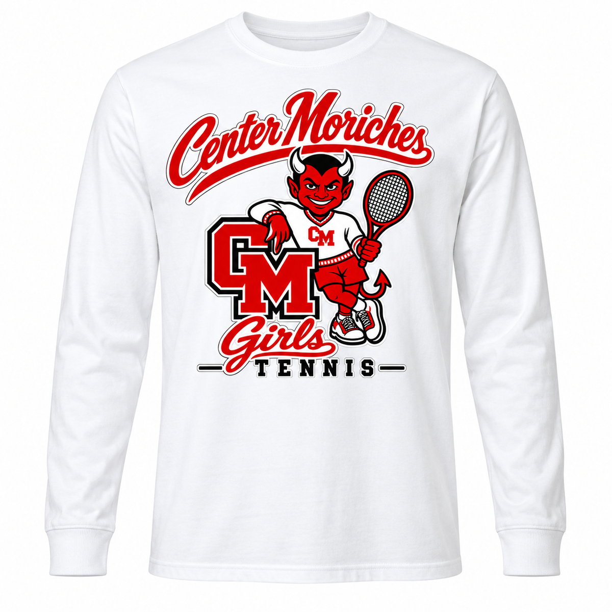 Retro Red Devil | White