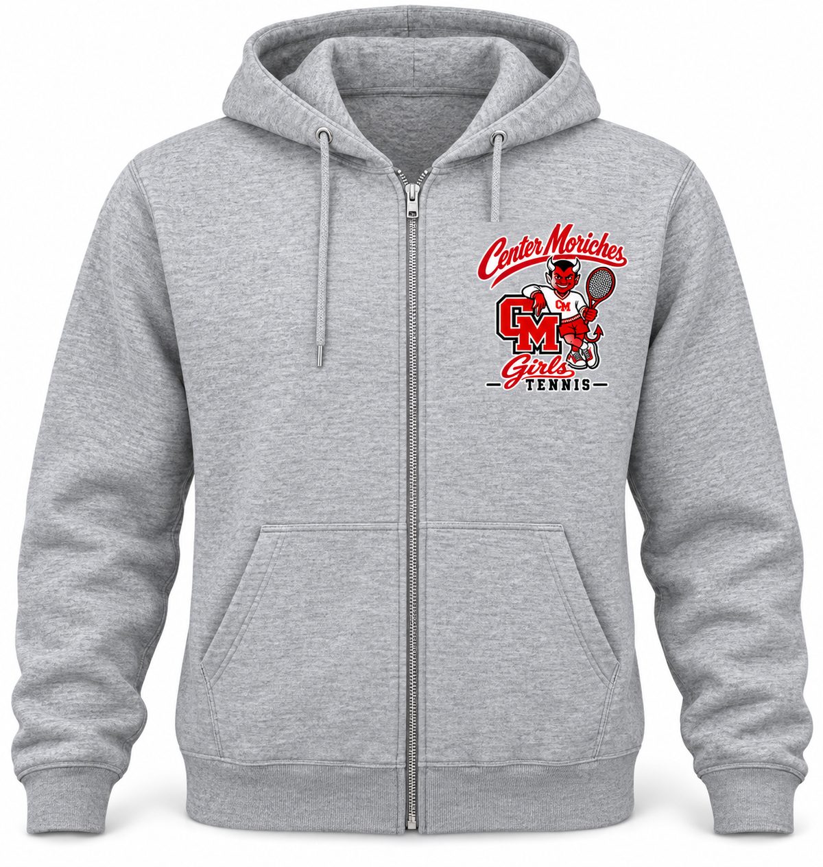 Retro Red Devil | Heather Gray