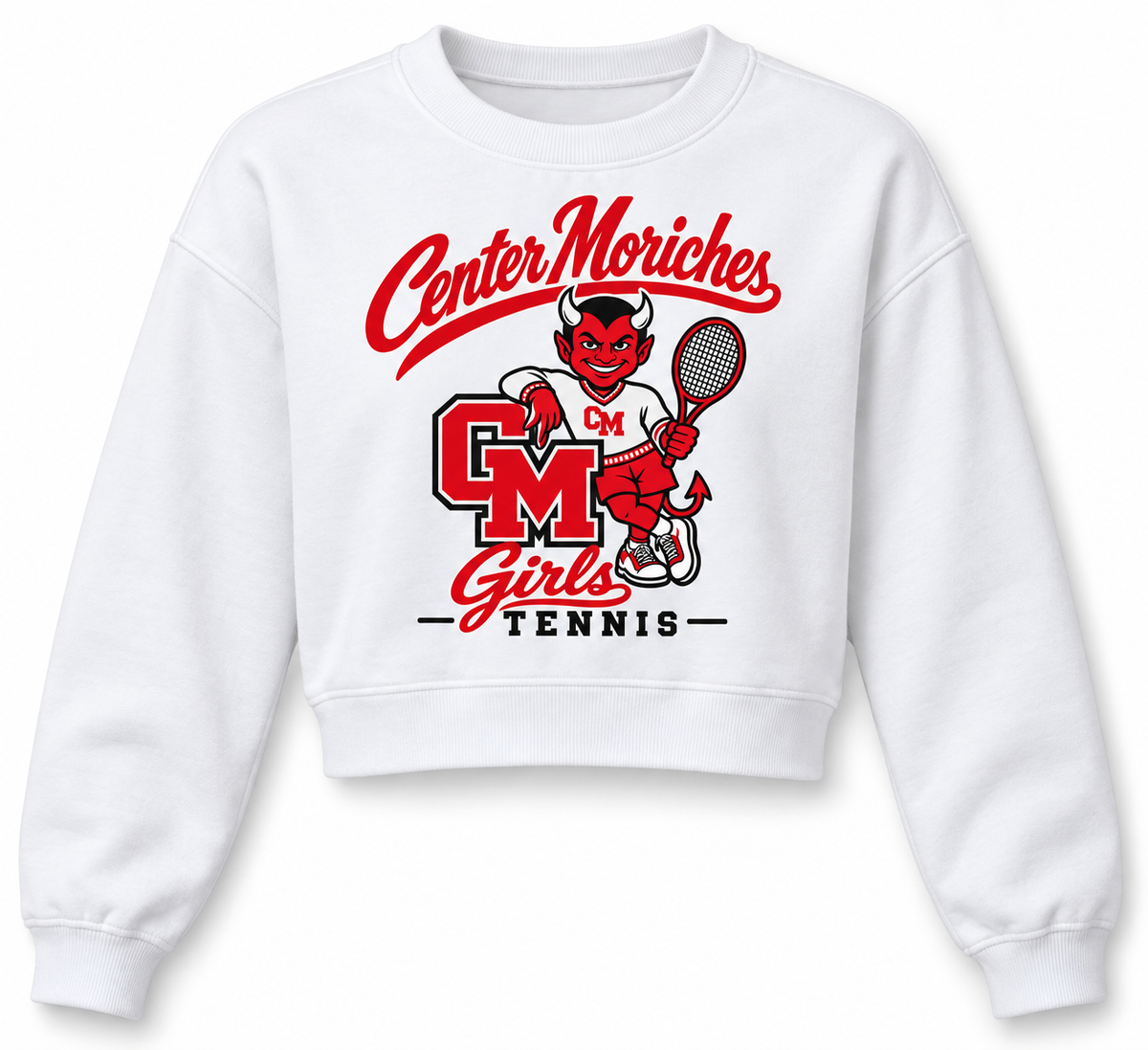 Retro Red Devil | White