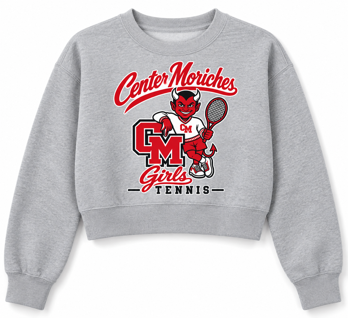 Retro Red Devil | Heather Gray