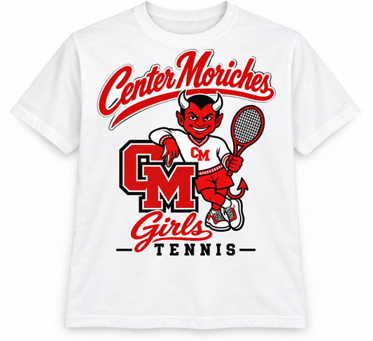 Retro Red Devil | White