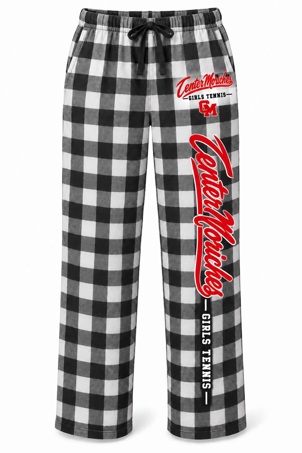 Heritage Script | Black/White Buffalo Check