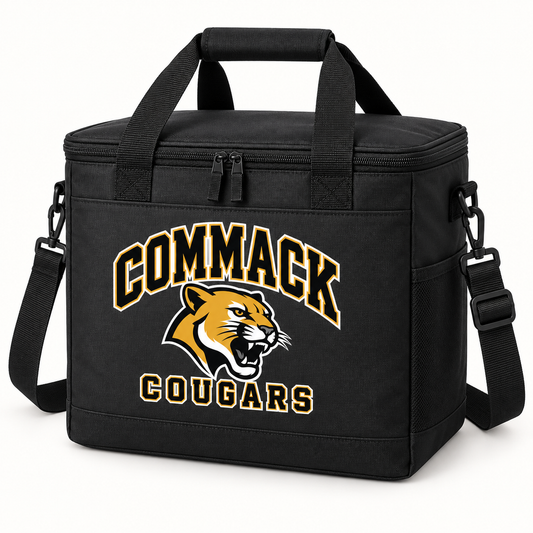 Commack Cougars Campus Insulated Cooler Bag — Black