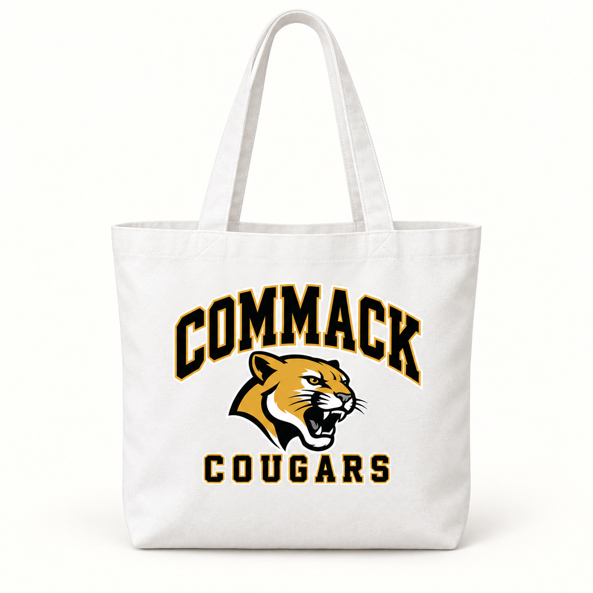 Commack Cougars Campus Everyday Tote Bag — White