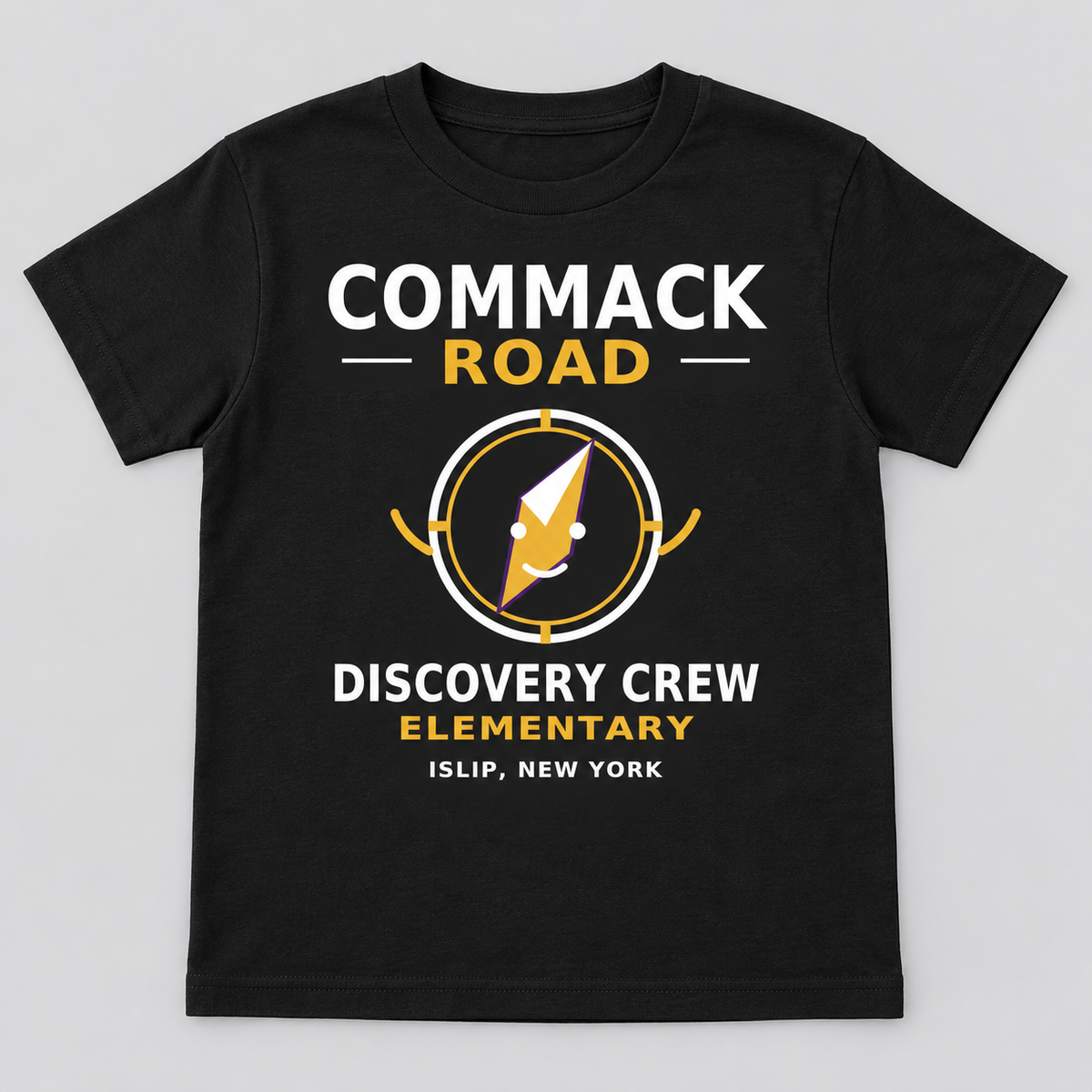 Black Commack Road Elementary Discovery Crew Youth Tee