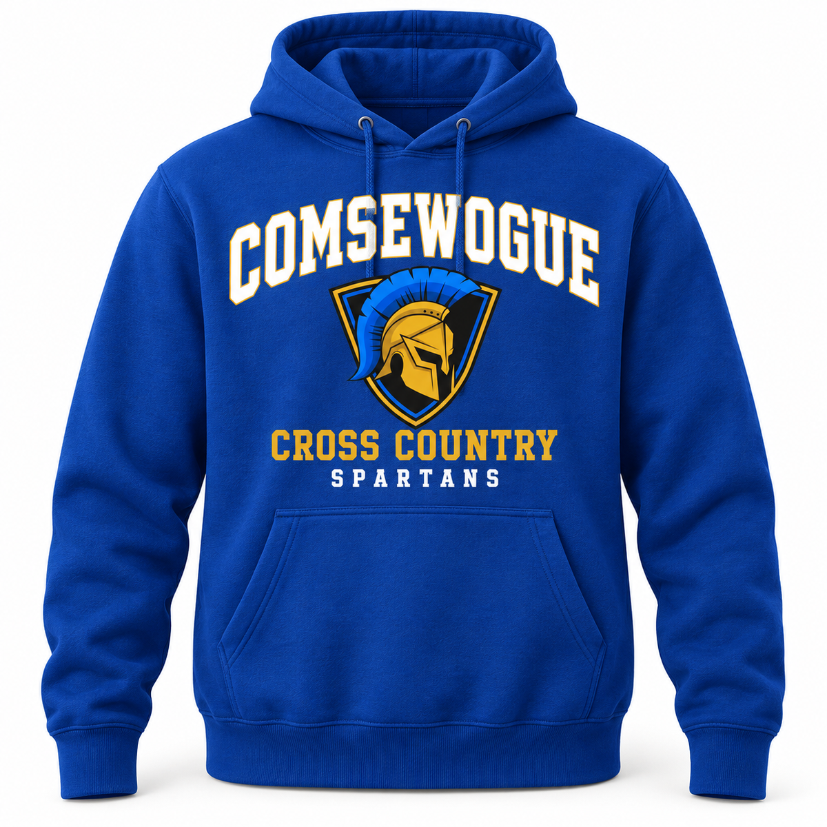 Royal Blue Comsewogue Spartans Cross Country Varsity Pullover Hoodie