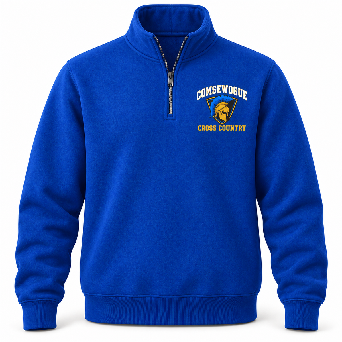 Royal Blue Comsewogue Spartans Cross Country Fleece Quarter-Zip
