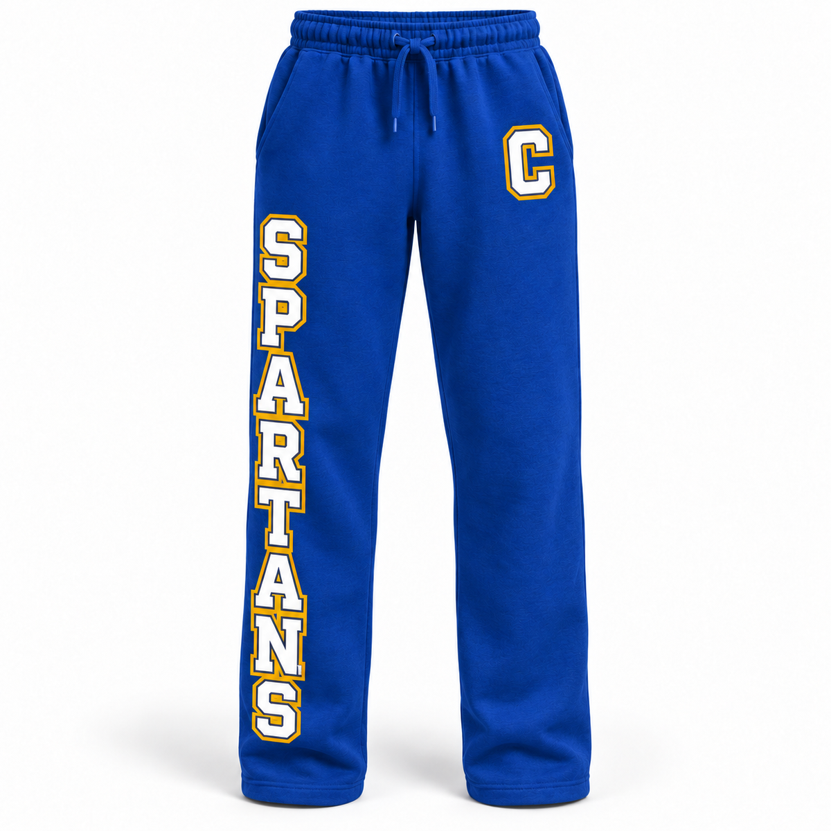 Royal Blue Comsewogue Spartans Cross Country Open-Hem Sweatpants