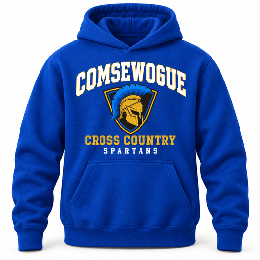 Royal Blue Comsewogue Spartans Cross Country Youth Varsity Hoodie
