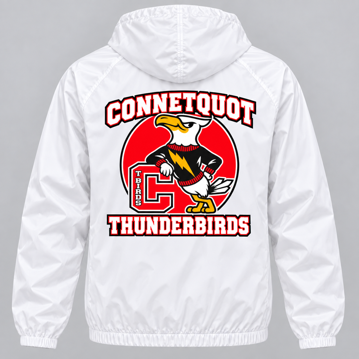 Connetquot heritage wind White full back artwork