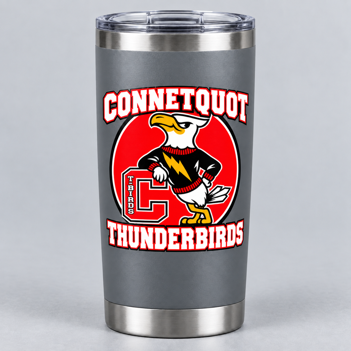 Connetquot Heritage tumbler - Gray - front