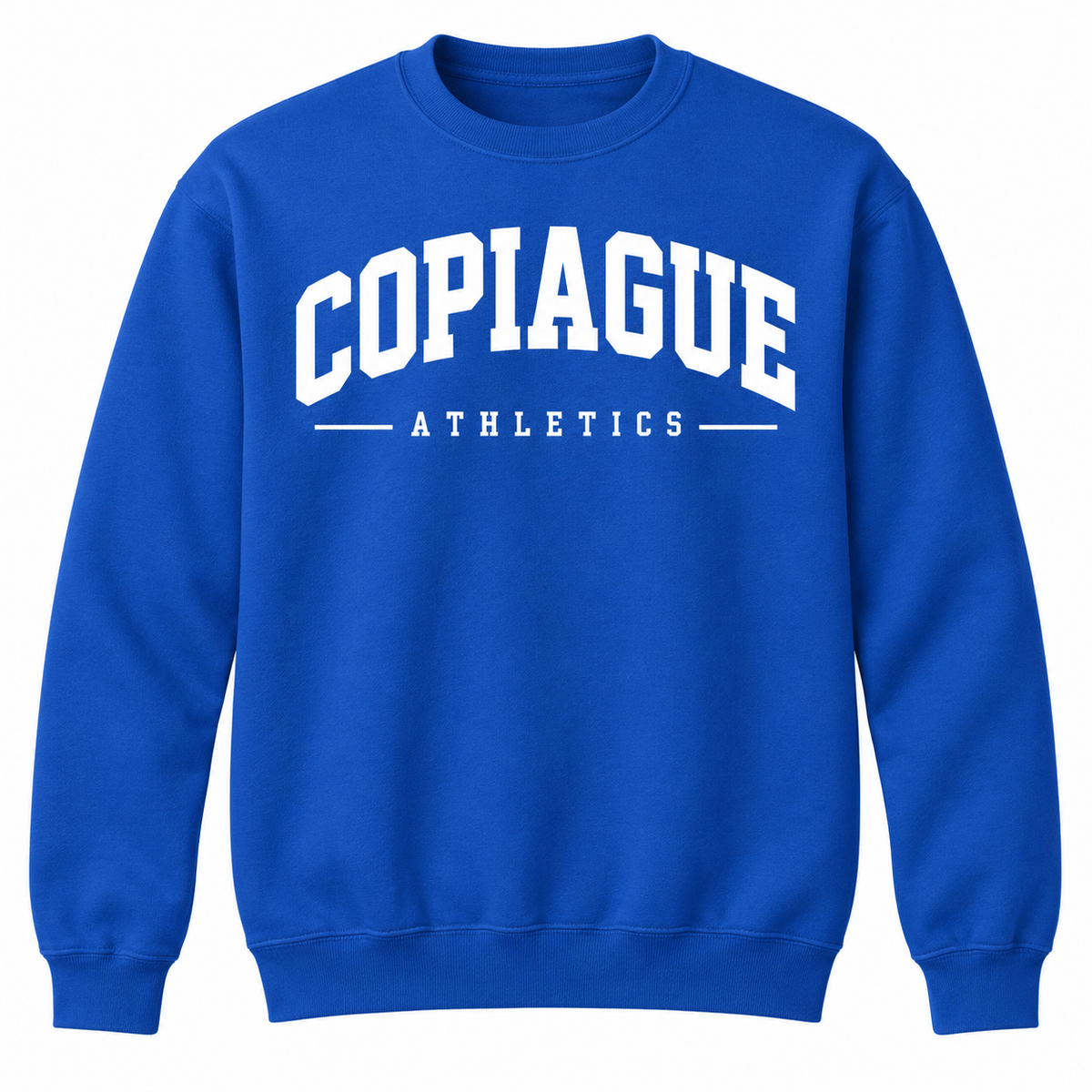 Copiague Collegiate Athletics Unisex Crewneck — Royal Blue