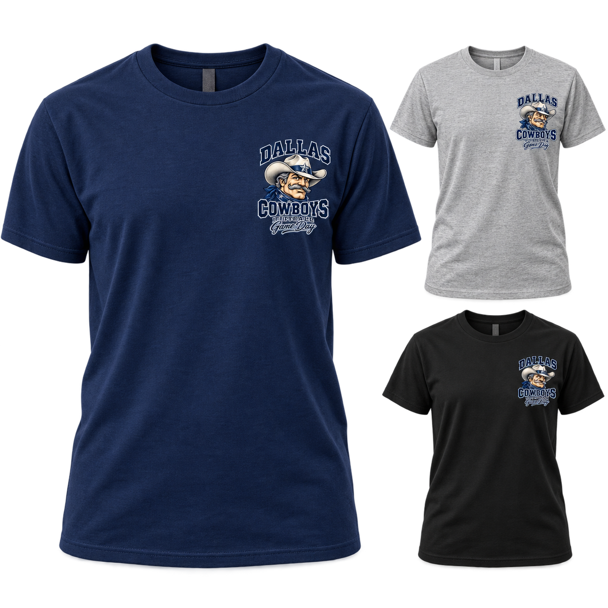 Dallas Left-Chest Mascot T-Shirt — product thumbnail