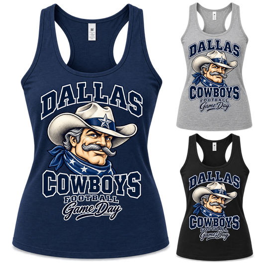 Dallas Women's Mascot Racerback Tank — product thumbnail