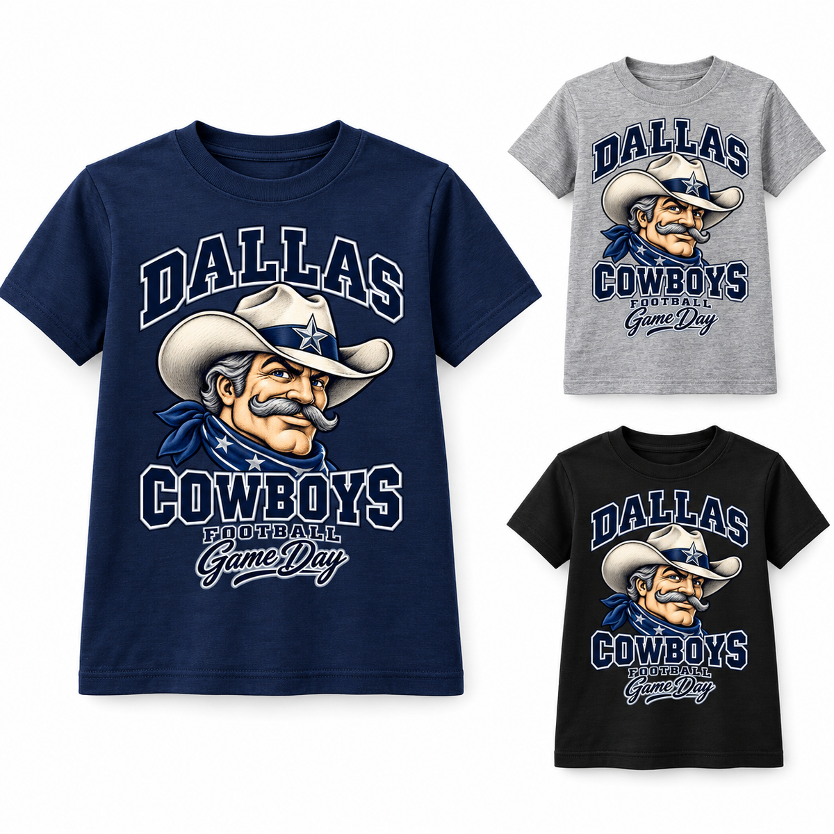 Dallas Youth Mascot Game Day T-Shirt — product thumbnail