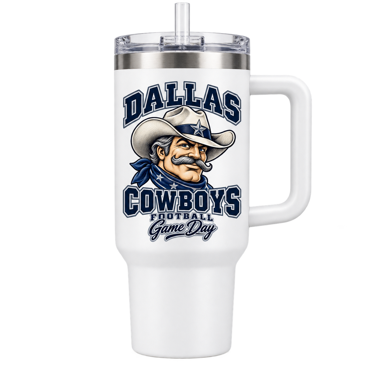 Dallas Mascot Handled Tumbler — product thumbnail