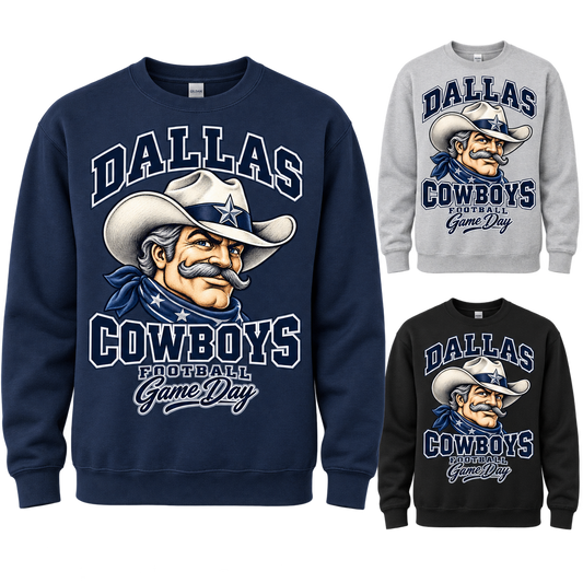 Dallas Varsity Mascot Crewneck Sweatshirt — product thumbnail