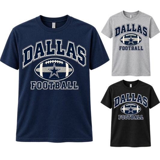 Dallas Heritage Arch Football T-Shirt — product thumbnail