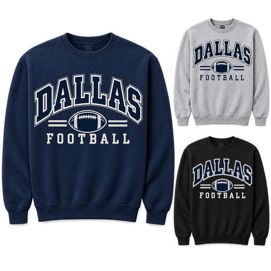 Dallas Heritage Arch Crewneck Sweatshirt — product thumbnail