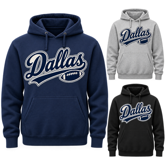 Dallas Game Day Script Pullover Hoodie — product thumbnail