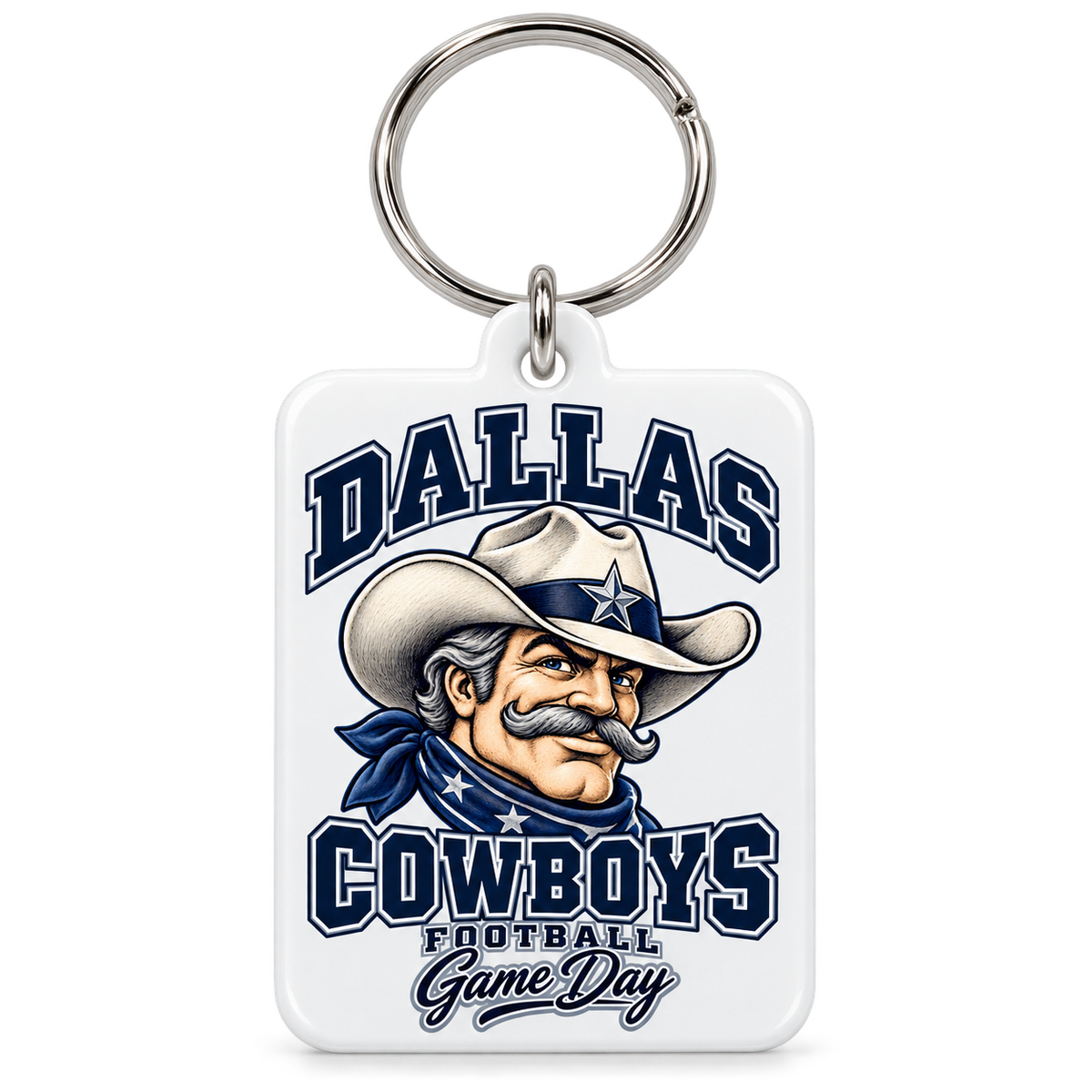 Dallas Mascot Game Day Keychain — product thumbnail