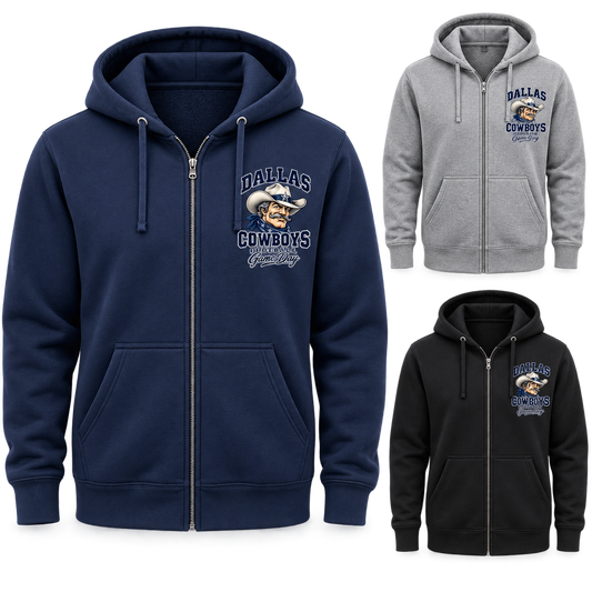 Dallas Left-Chest Full-Zip Hoodie — product thumbnail