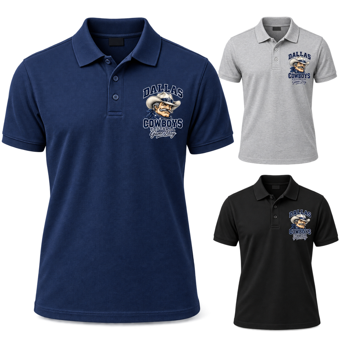 Dallas Left-Chest Game Day Polo — product thumbnail