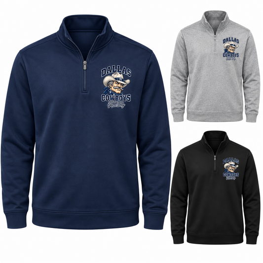 Dallas Left-Chest Quarter-Zip Pullover — product thumbnail