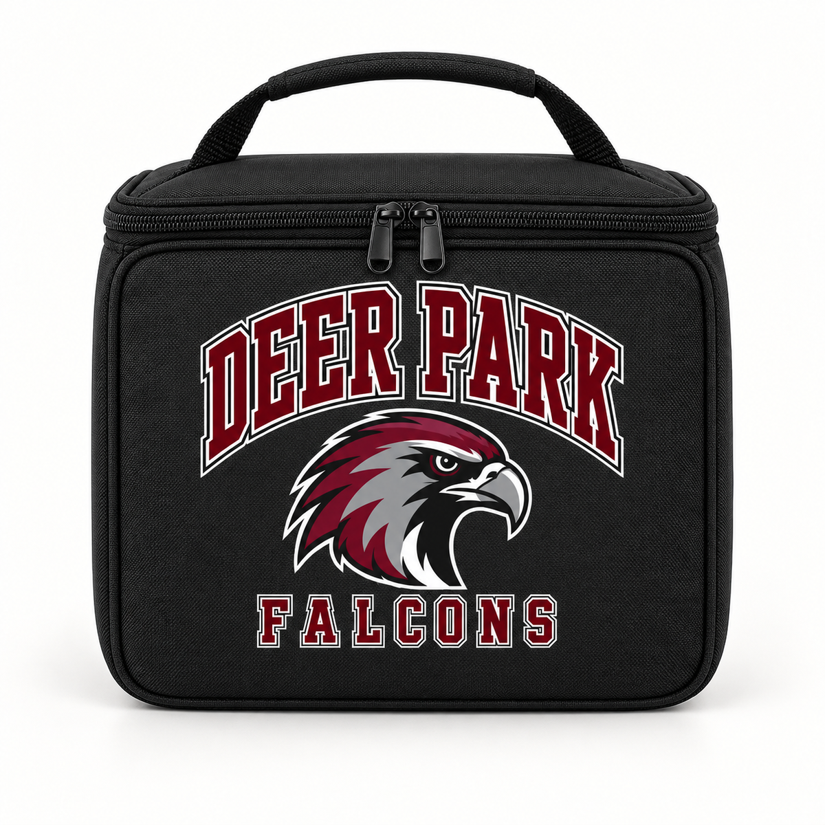 Deer Park Falcons Campus Lunch Bag — Black