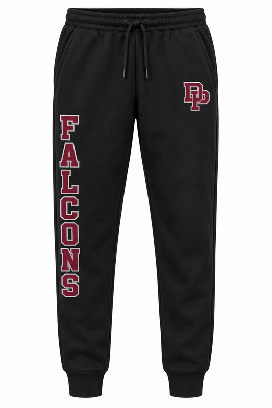 Deer Park Falcons joggers — Black