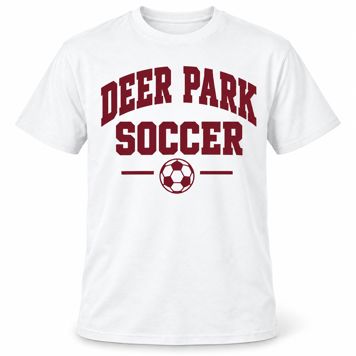 Deer Park Soccer Collegiate Tee — White