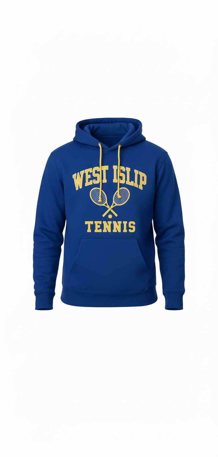 West Islip Tennis Royal Blue Hoodie