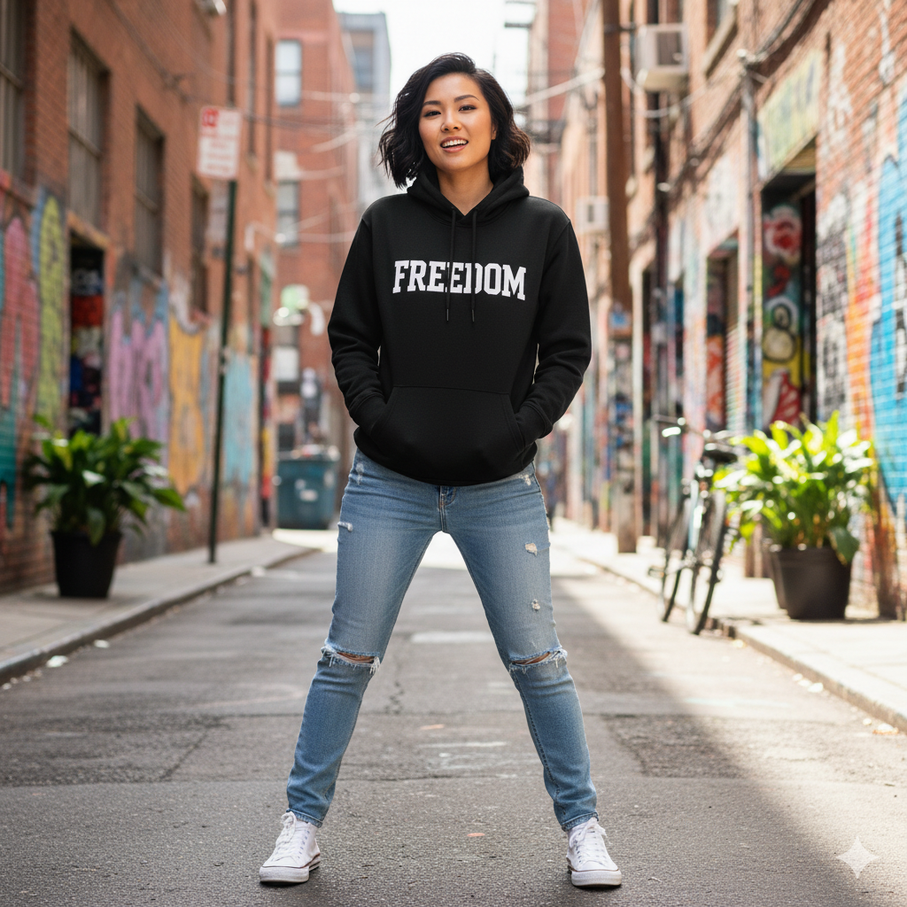 Unleash Your Inner Freedom: The Commemorative "Freedom" Hoodie