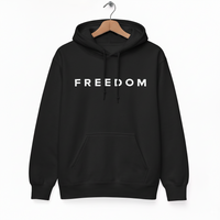 Thumbnail for Charlie Kirk FREEDOM Hoodie – Black