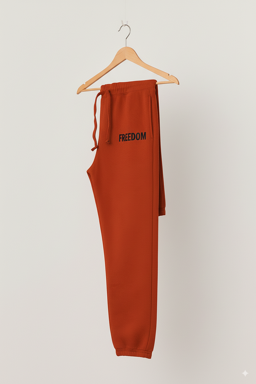 FREEDOM Collection Sweatpants — Red/Black (47SwagCo® Edition)