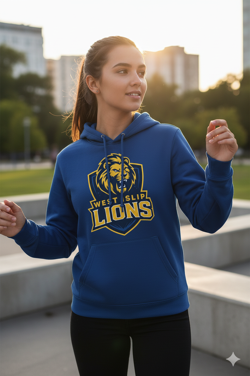 West Islip Lions Royal Blue Hoodie