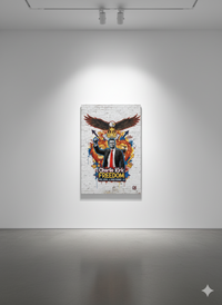 Thumbnail for Charlie Kirk “FREEDOM” Limited Edition Canvas Wall Art 1 0F 5
