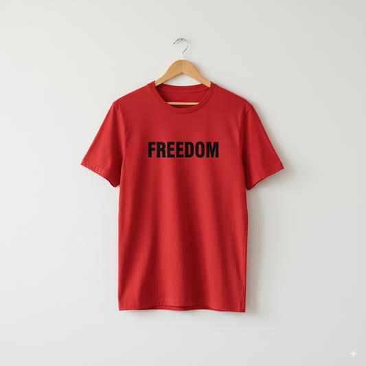 Freedom Red Tee — Charlie’s Birthday Edition (47 Swag Co.)