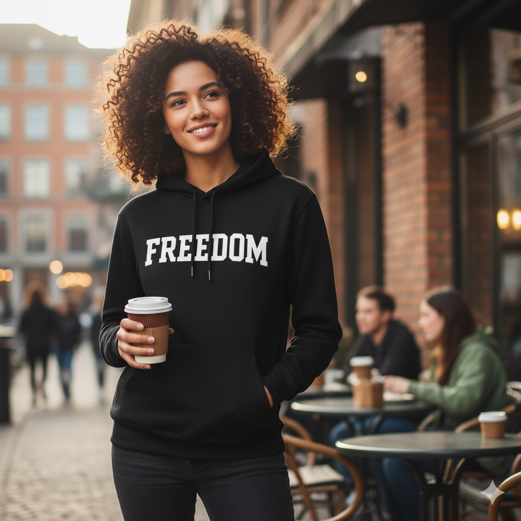 Unleash Your Inner Freedom: The Commemorative "Freedom" Hoodie