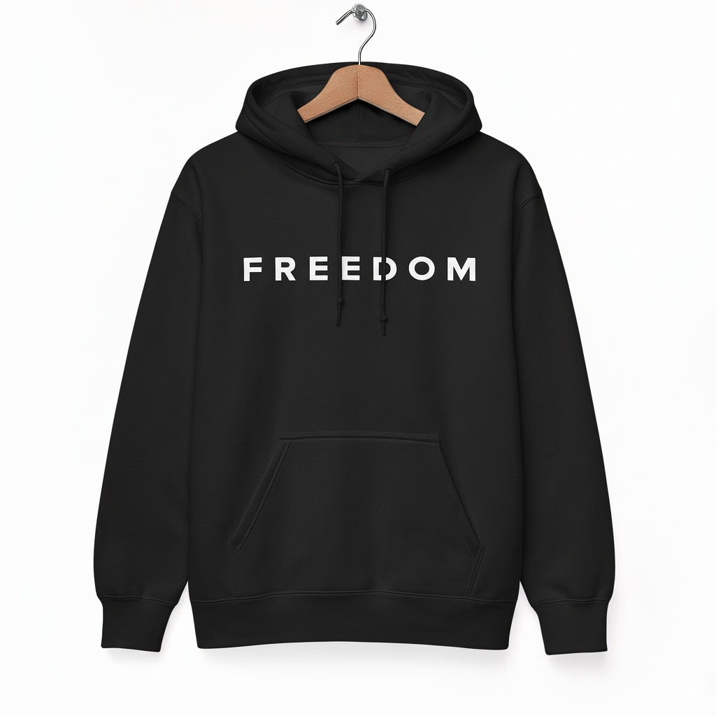 FREEDOM × Charlie Kirk Tribute Hoodie – Limited Edition (Front + Back Print)