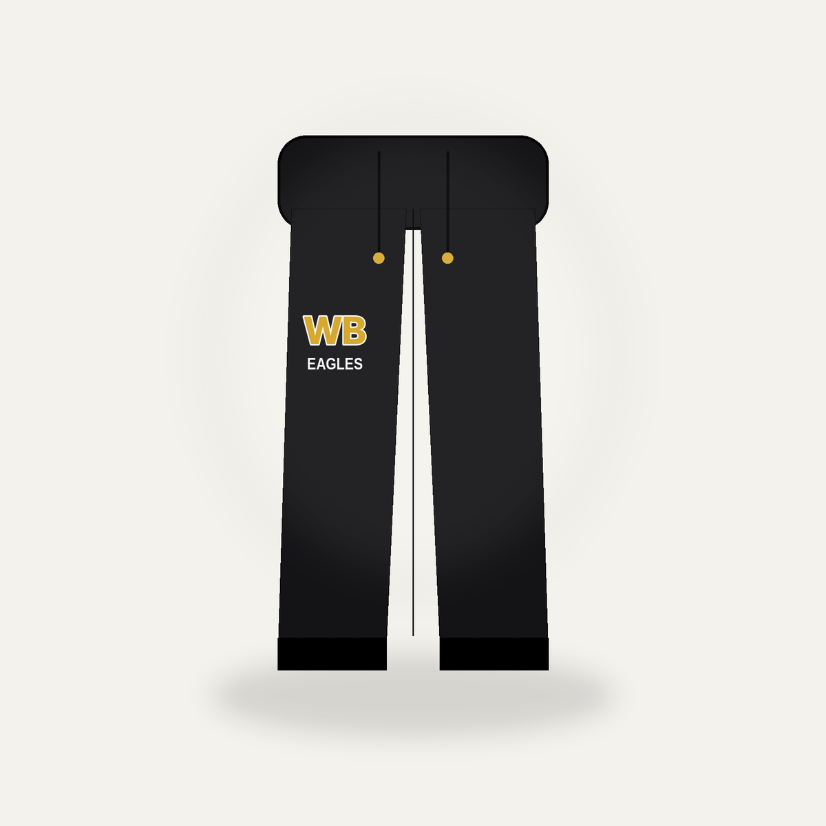 West Babylon Eagles heritage athletics joggers - alternate color product mockup