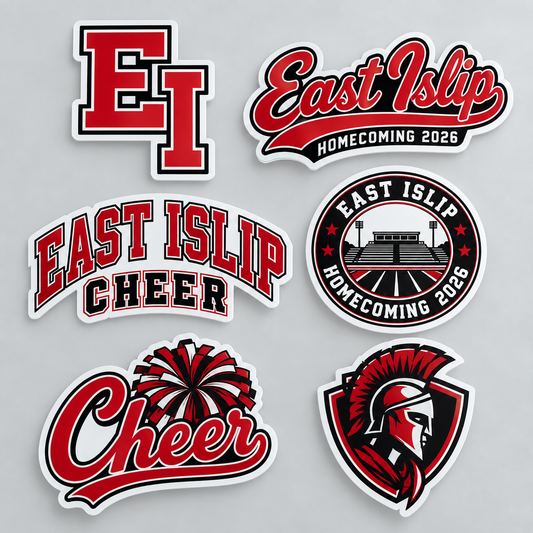 East Islip Cheer Homecoming 2026 Sticker Pack product mockup
