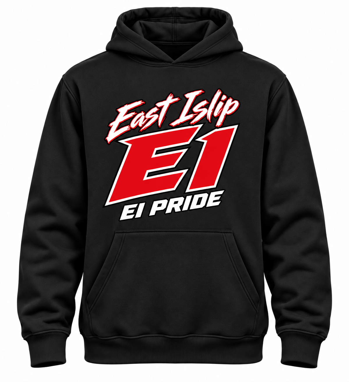East Islip Power Athletic youth hoodie — Black