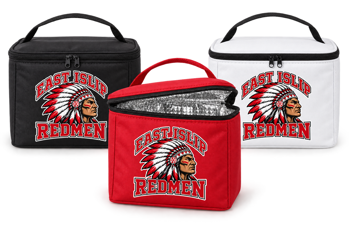 East Islip Redmen Classic Insulated Lunch Cooler Bag options